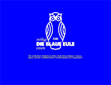 Tablet Screenshot of die-blaue-eule.de